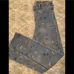 Like New-Cute Jeggings By Wonder Nation. Girls Size L (10-12).